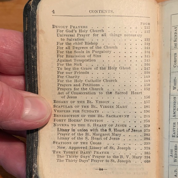 “GOLDEN KEY OF HEAVEN” or Manual of Prayer Vintage Book Bible Psalms/Verses, etc - Picture 5 of 14